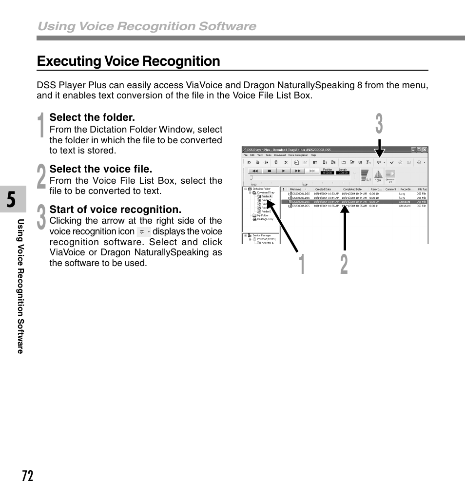 Olympus DS-2300 User Manual | Page 72 / 86