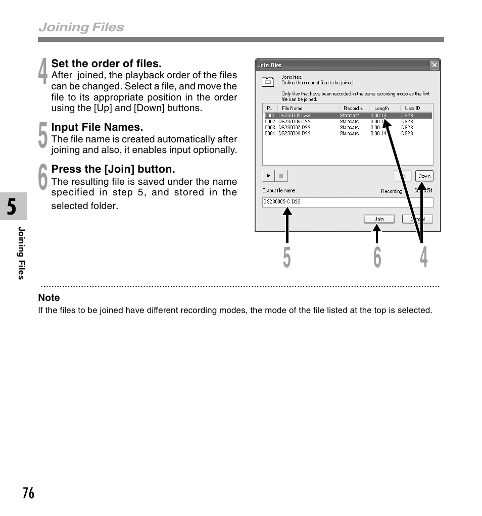 Olympus DS-2300 User Manual | Page 76 / 86