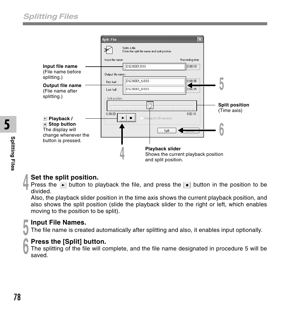 Olympus DS-2300 User Manual | Page 78 / 86