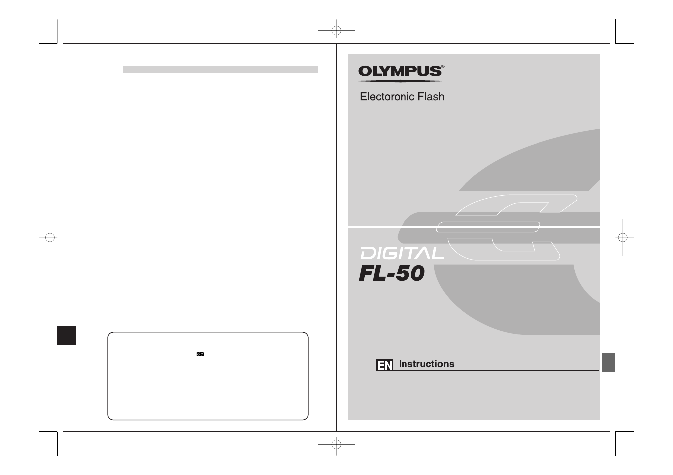 Olympus FL-50 User Manual | 18 pages