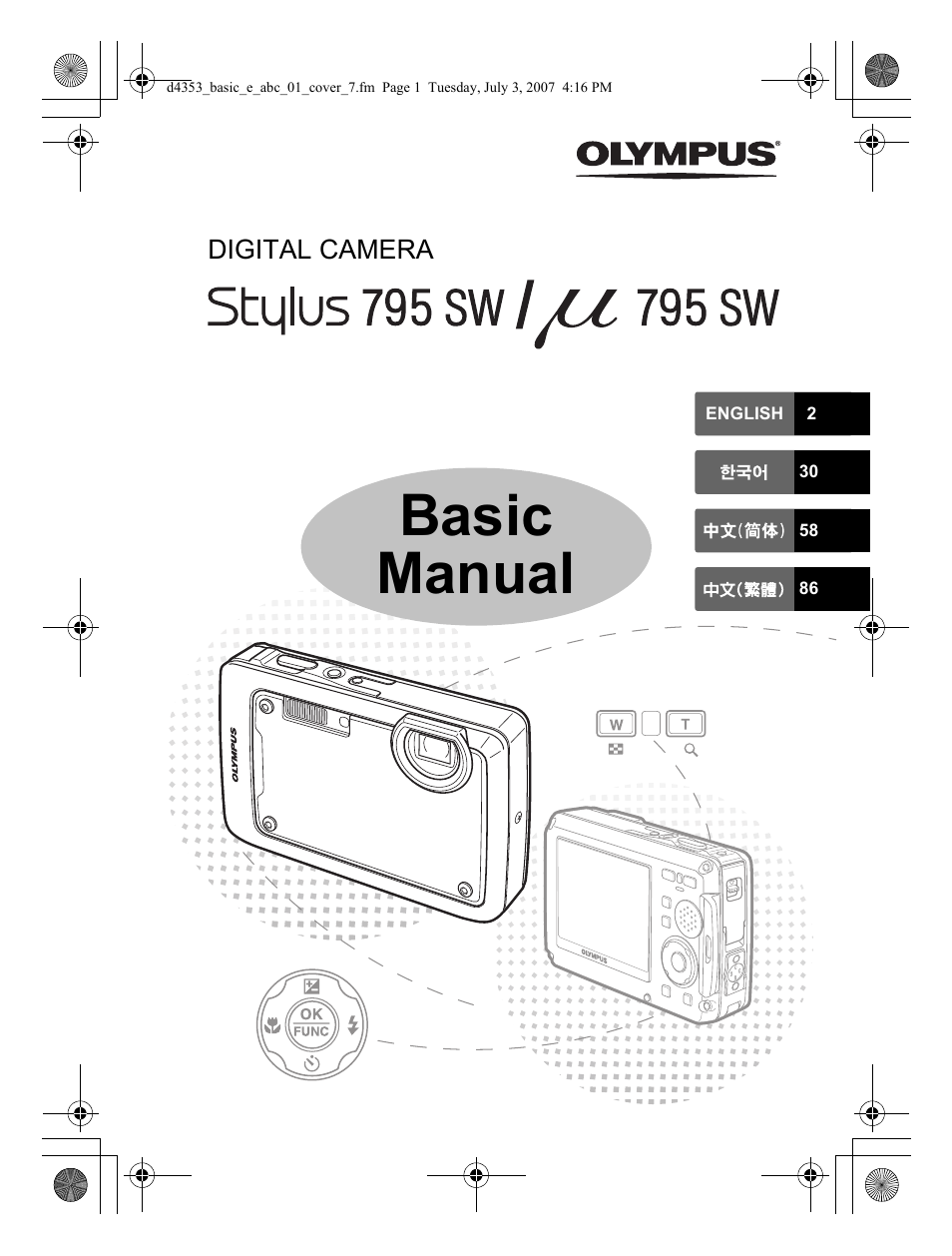 Olympus 795 SW User Manual | 116 pages