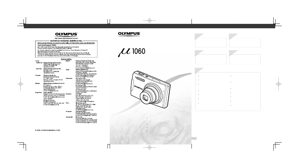 Olympus 1060 User Manual | Page 2 / 78