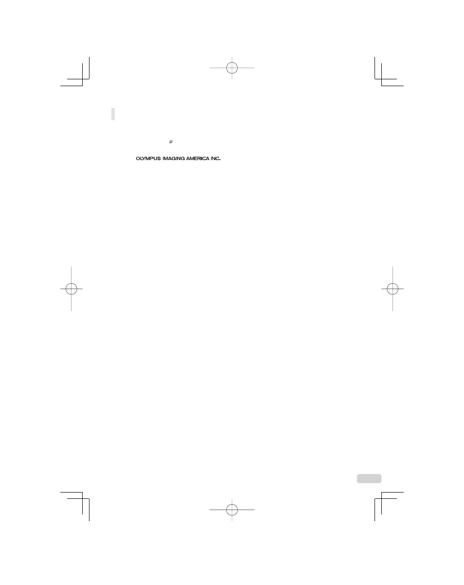 For customers in north and southamerica | Olympus 1060 User Manual | Page 71 / 78