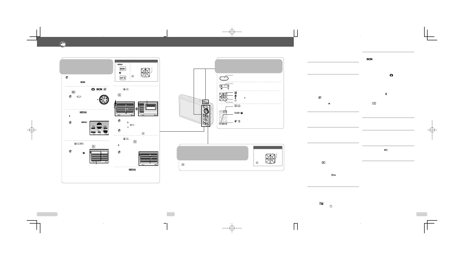 Using the func menu (p. 23), Using the direct buttons, Using the menu | Three ways to adjust settings | Olympus 1060 User Manual | Page 77 / 78