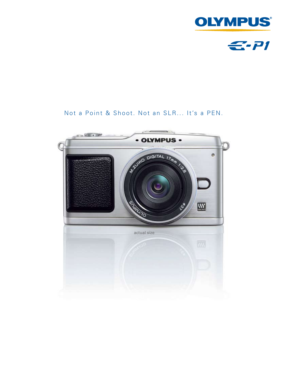 Olympus EP-1 User Manual | 7 pages
