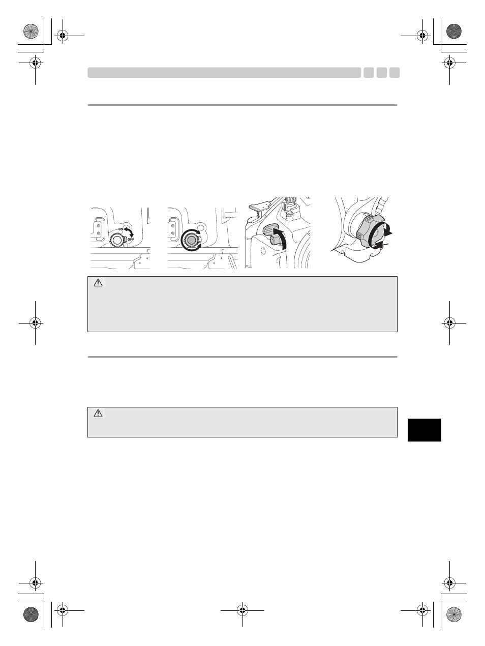 Effectuer les contrôles finaux | Olympus PT-E05 User Manual | Page 107 / 284