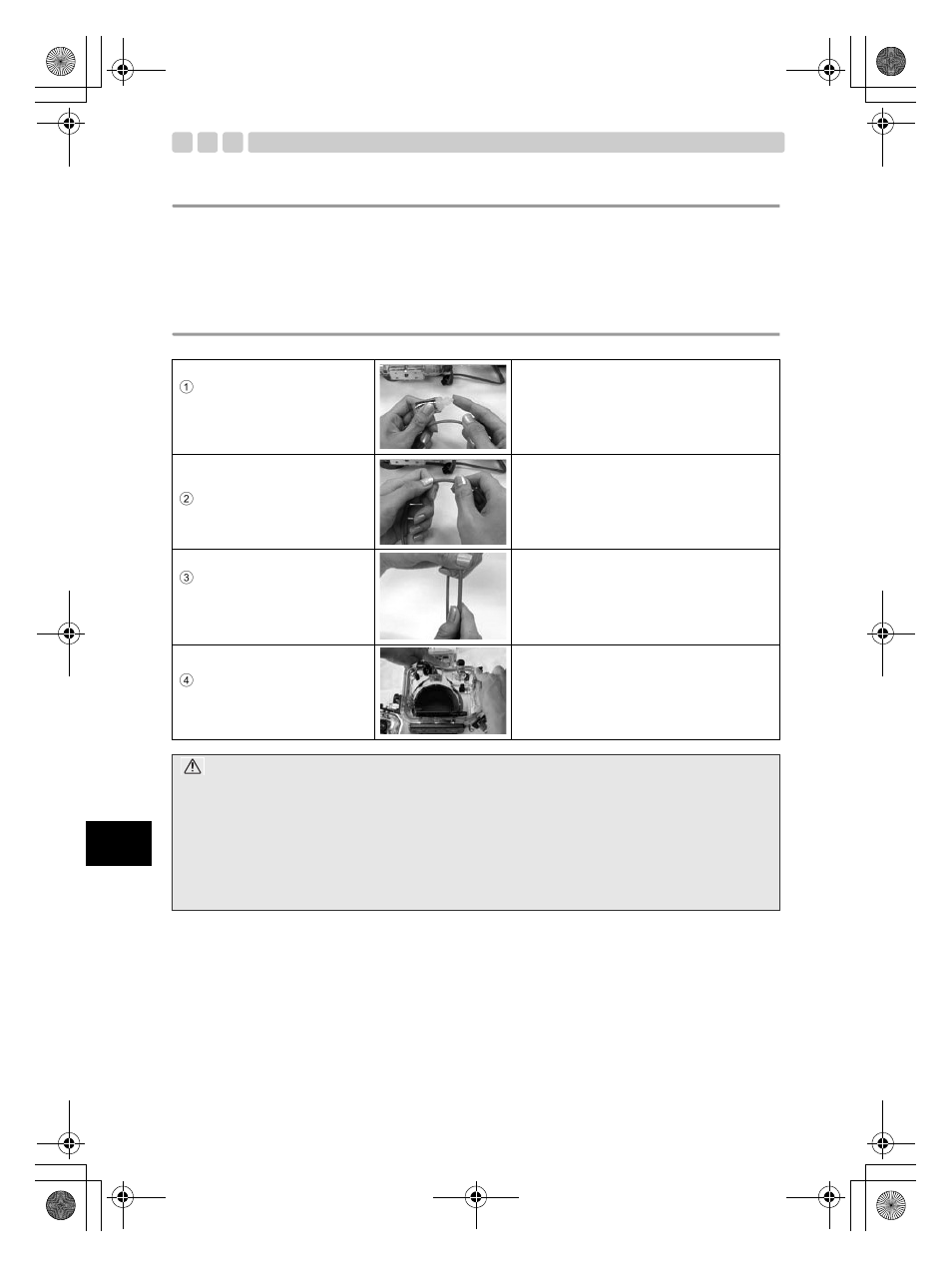 Installer le joint, Comment appliquer la graisse sur le joint | Olympus PT-E05 User Manual | Page 114 / 284