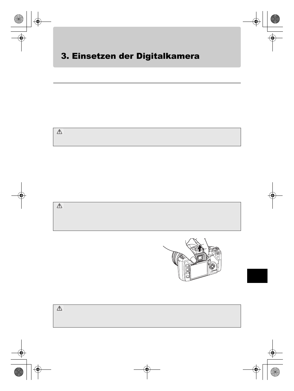 Einsetzen der digitalkamera, Überprüfen der digitalkamera | Olympus PT-E05 User Manual | Page 137 / 284