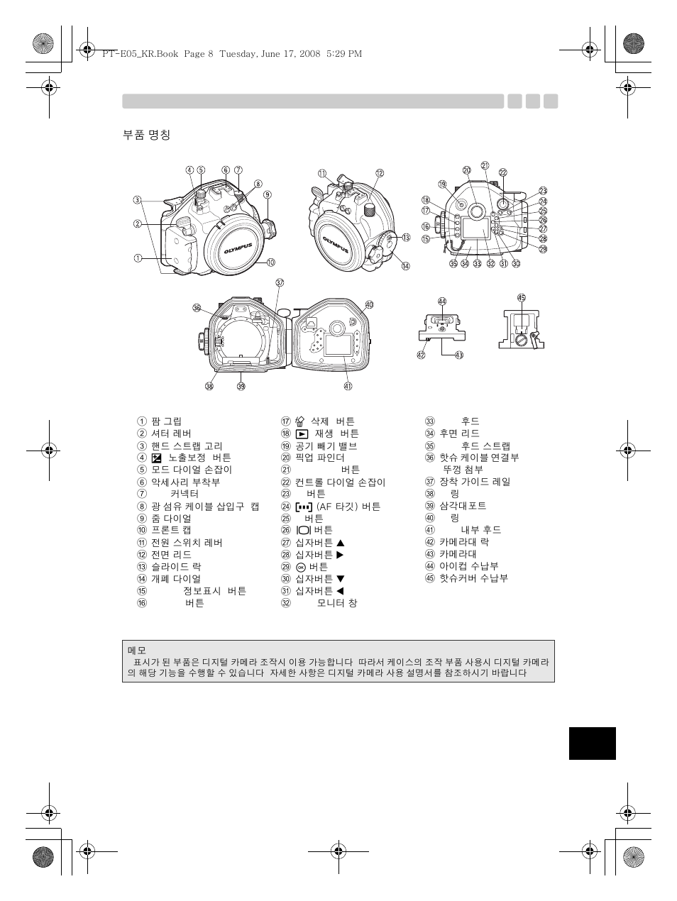 Olympus PT-E05 User Manual | Page 249 / 284