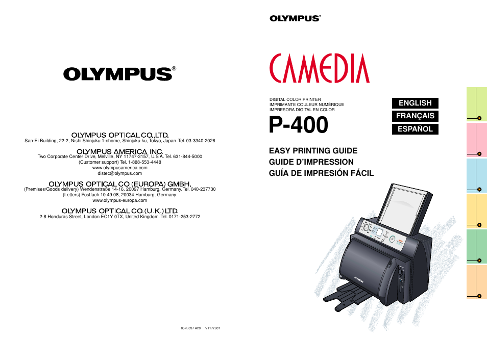 Olympus P-400 User Manual | 71 pages