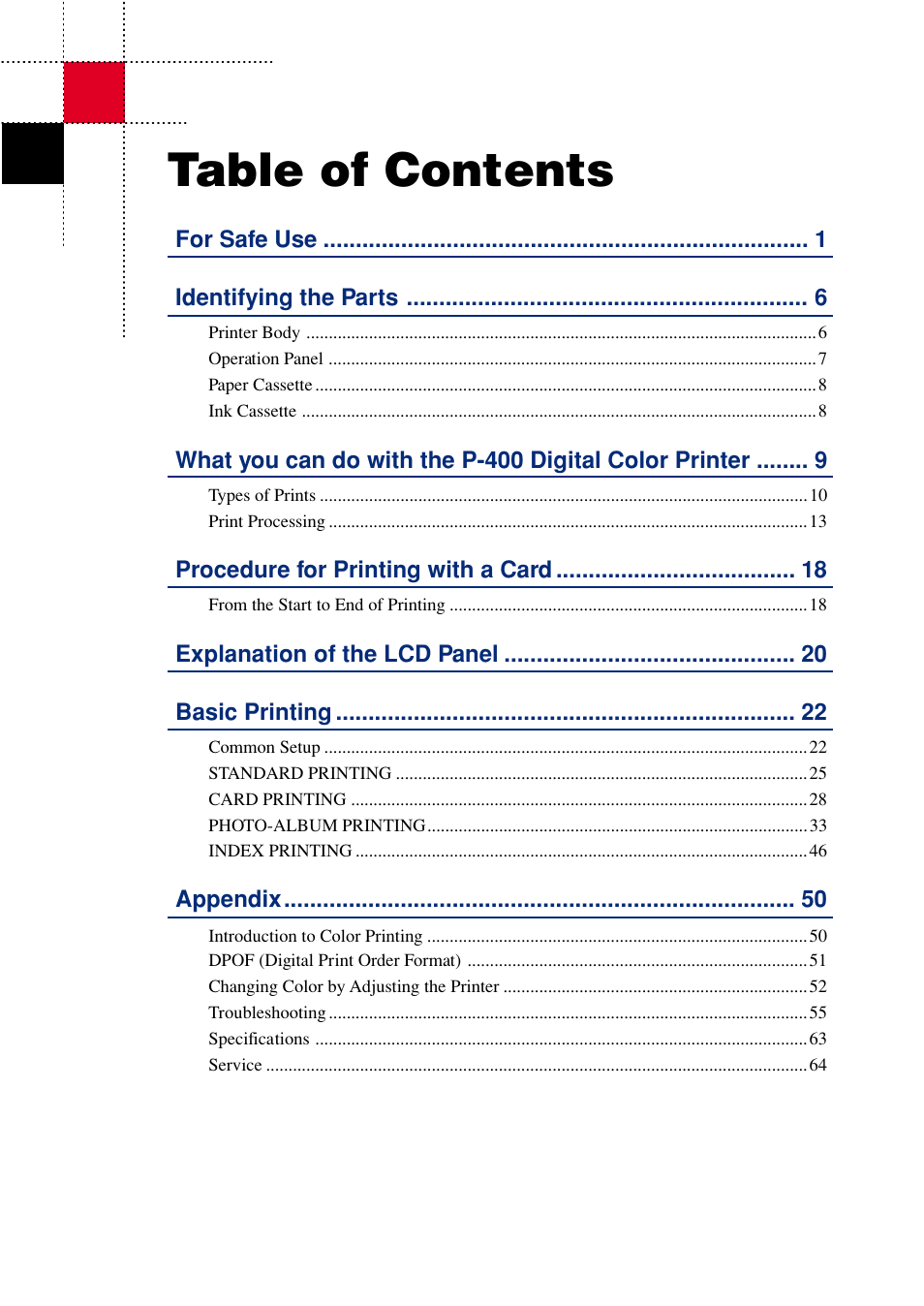 Olympus P-400 User Manual | Page 5 / 71