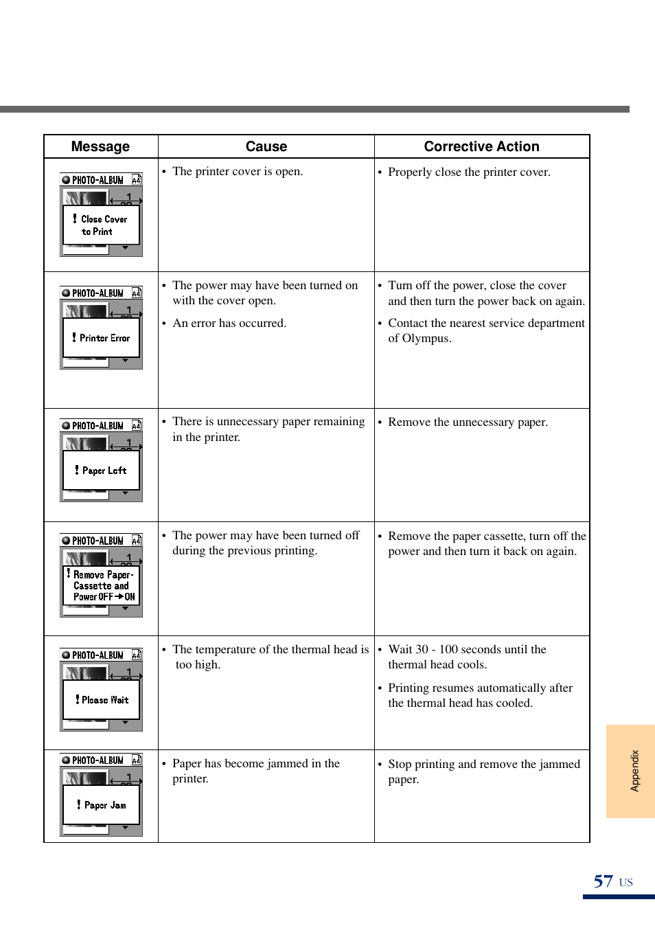 Olympus P-400 User Manual | Page 62 / 71