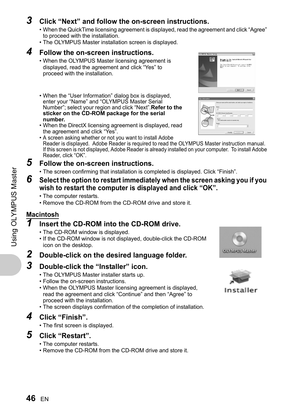 Olympus 730 User Manual | Page 46 / 80