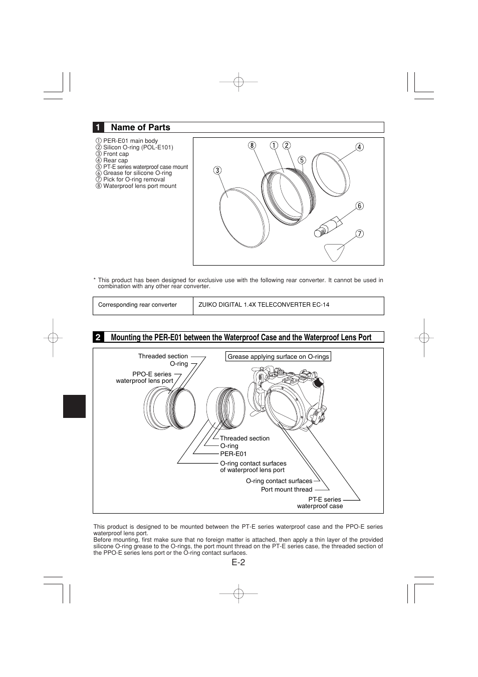 Olympus PER-E01 User Manual | Page 12 / 60