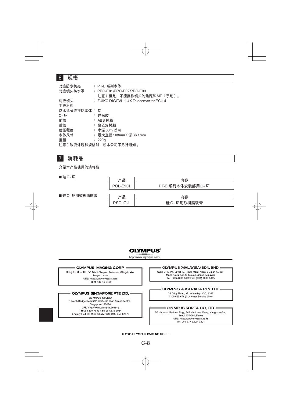 Olympus PER-E01 User Manual | Page 50 / 60