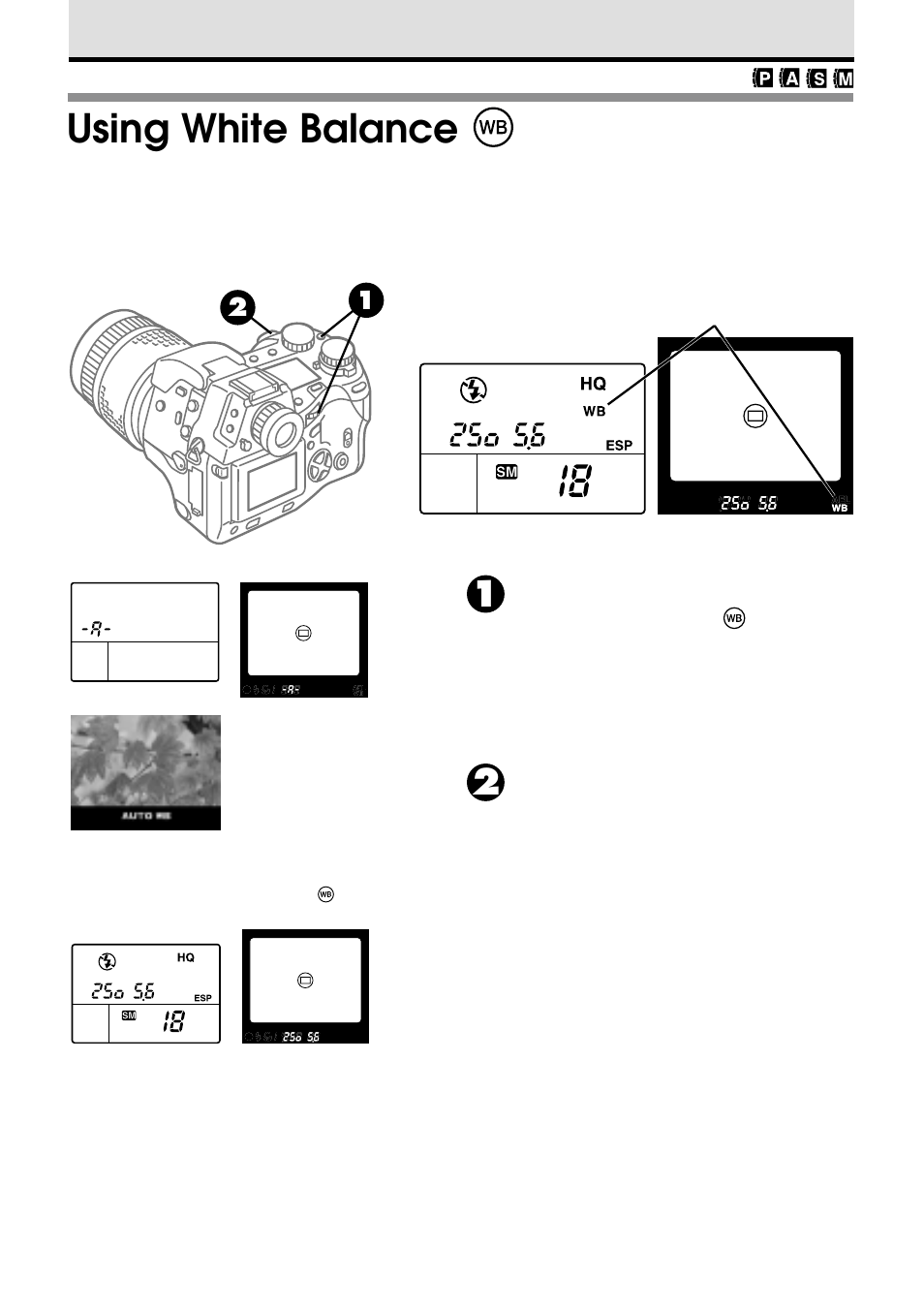 Using white balance | Olympus VT1621-01 User Manual | Page 102 / 202