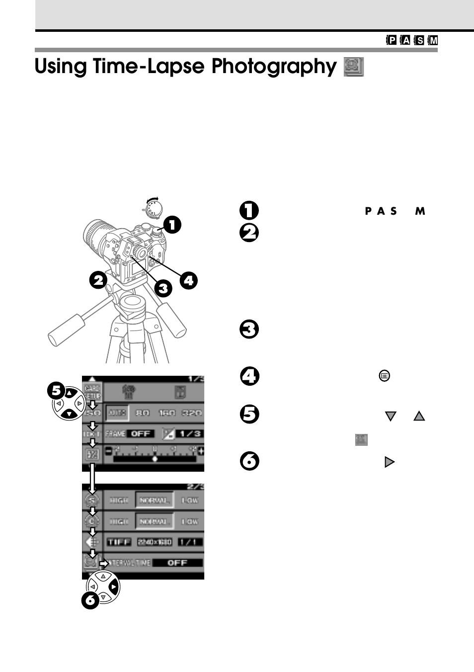 Using time-lapse photography | Olympus VT1621-01 User Manual | Page 120 / 202