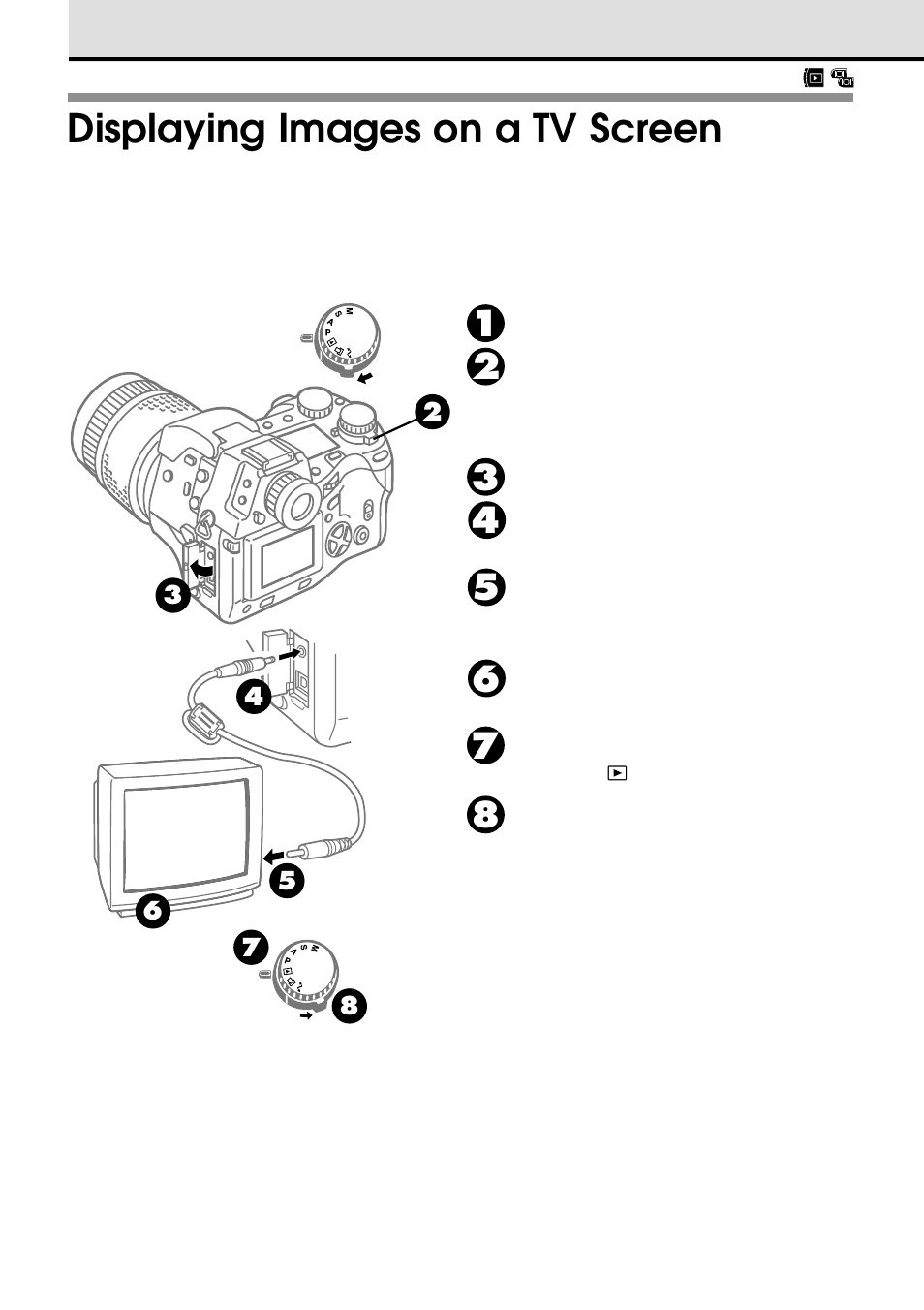 Displaying images on a tv screen | Olympus VT1621-01 User Manual | Page 144 / 202