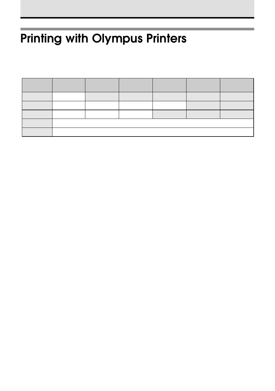 Printing with olympus printers | Olympus VT1621-01 User Manual | Page 168 / 202