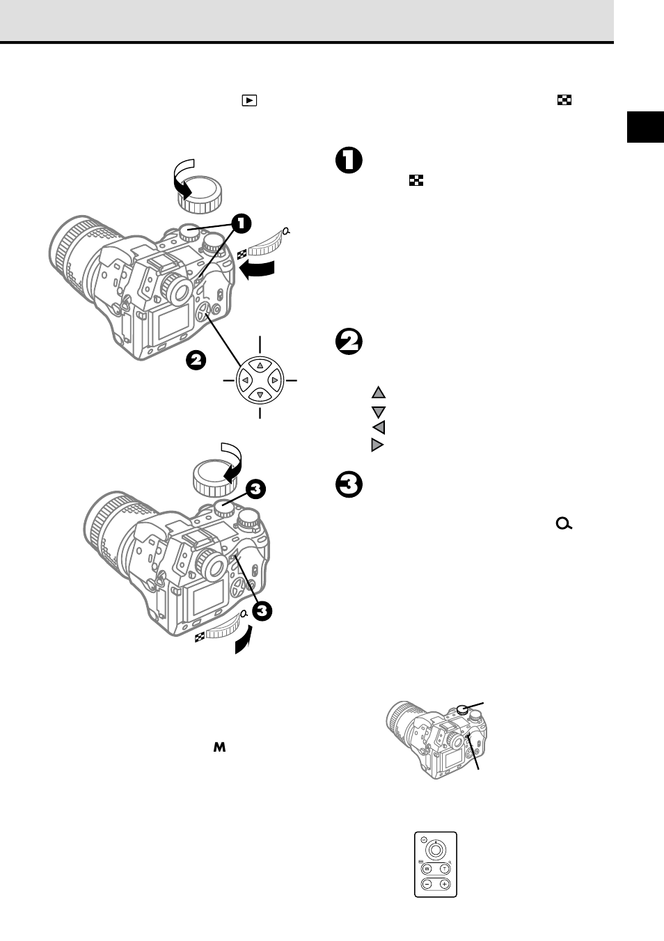 The main dial and sub dial, Using the remote control, Index display | Olympus VT1621-01 User Manual | Page 51 / 202