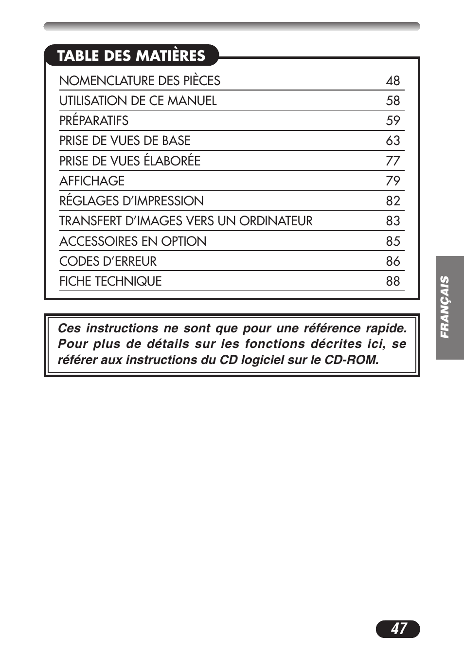Olympus C-3020ZOOM User Manual | Page 47 / 180