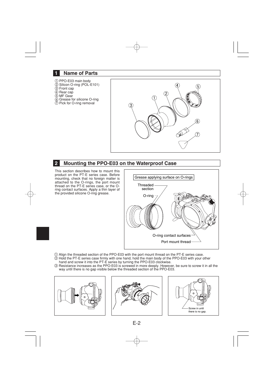Olympus PPO-E03 User Manual | Page 12 / 60