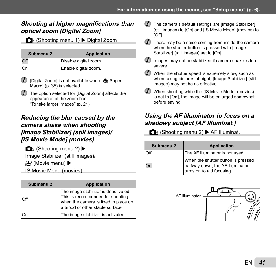 41 en | Olympus SP-610UZ User Manual | Page 41 / 84