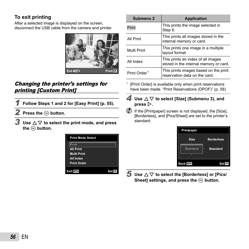 56 en | Olympus SP-610UZ User Manual | Page 56 / 84