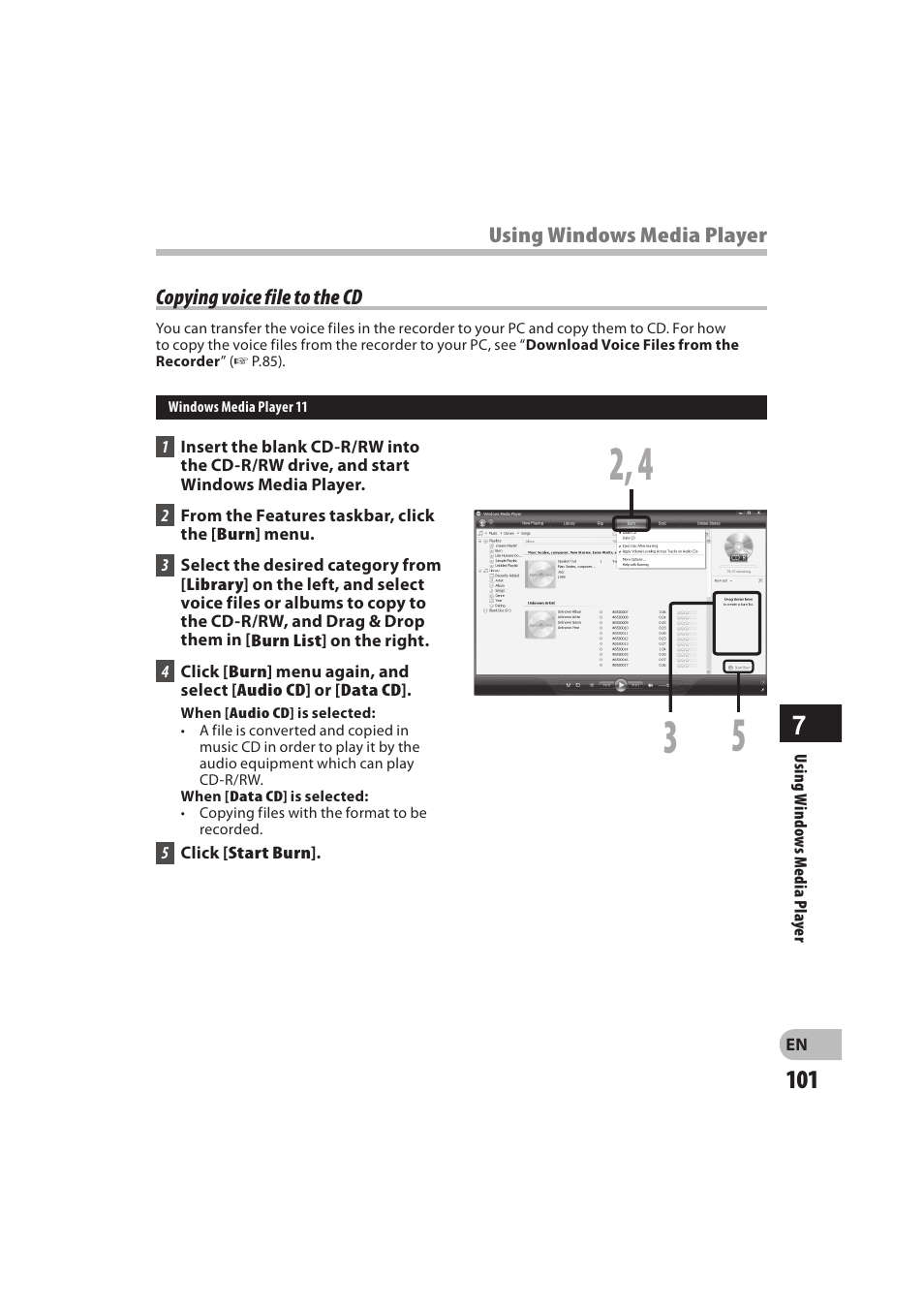 Olympus DM-550 User Manual | Page 101 / 128