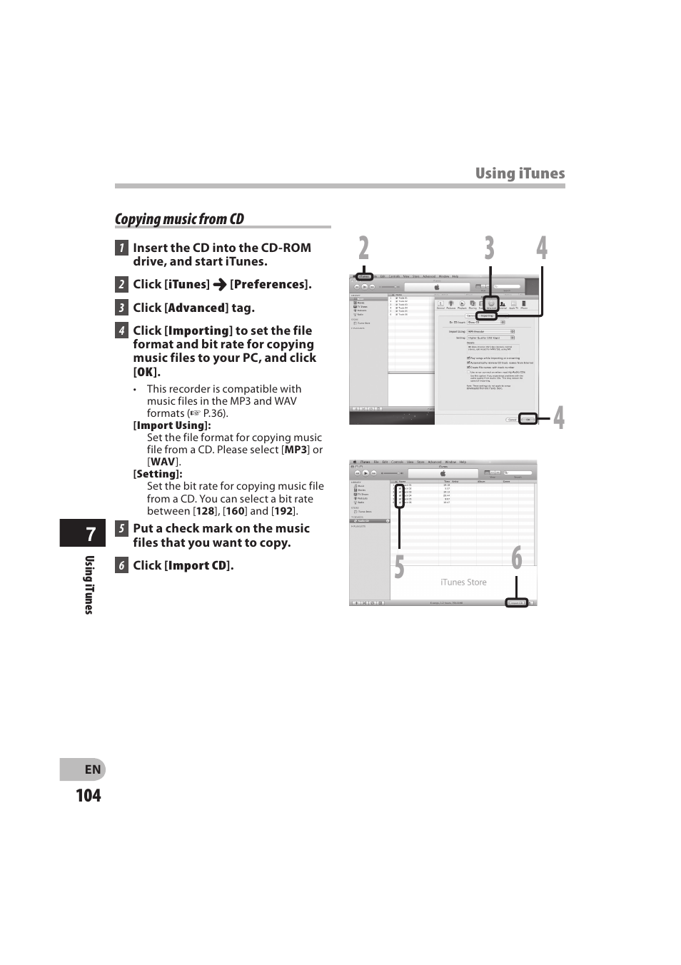 Olympus DM-550 User Manual | Page 104 / 128