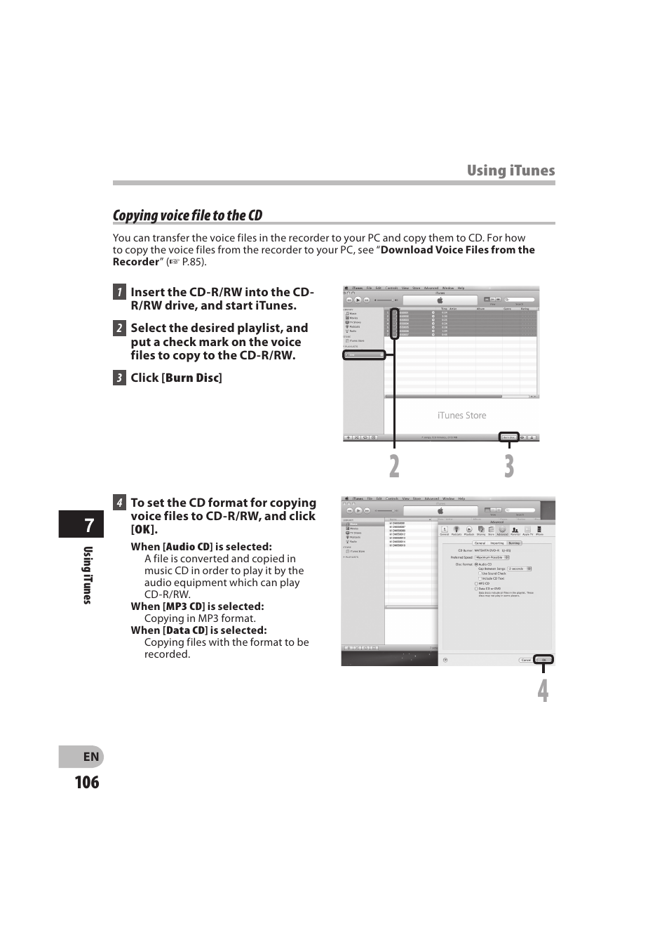 Olympus DM-550 User Manual | Page 106 / 128