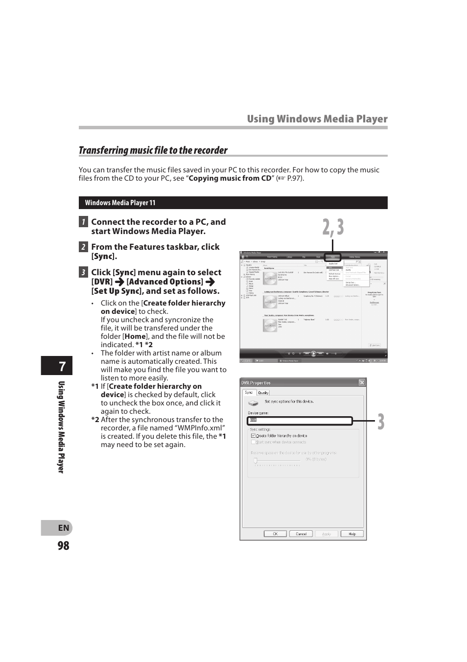 Olympus DM-550 User Manual | Page 98 / 128