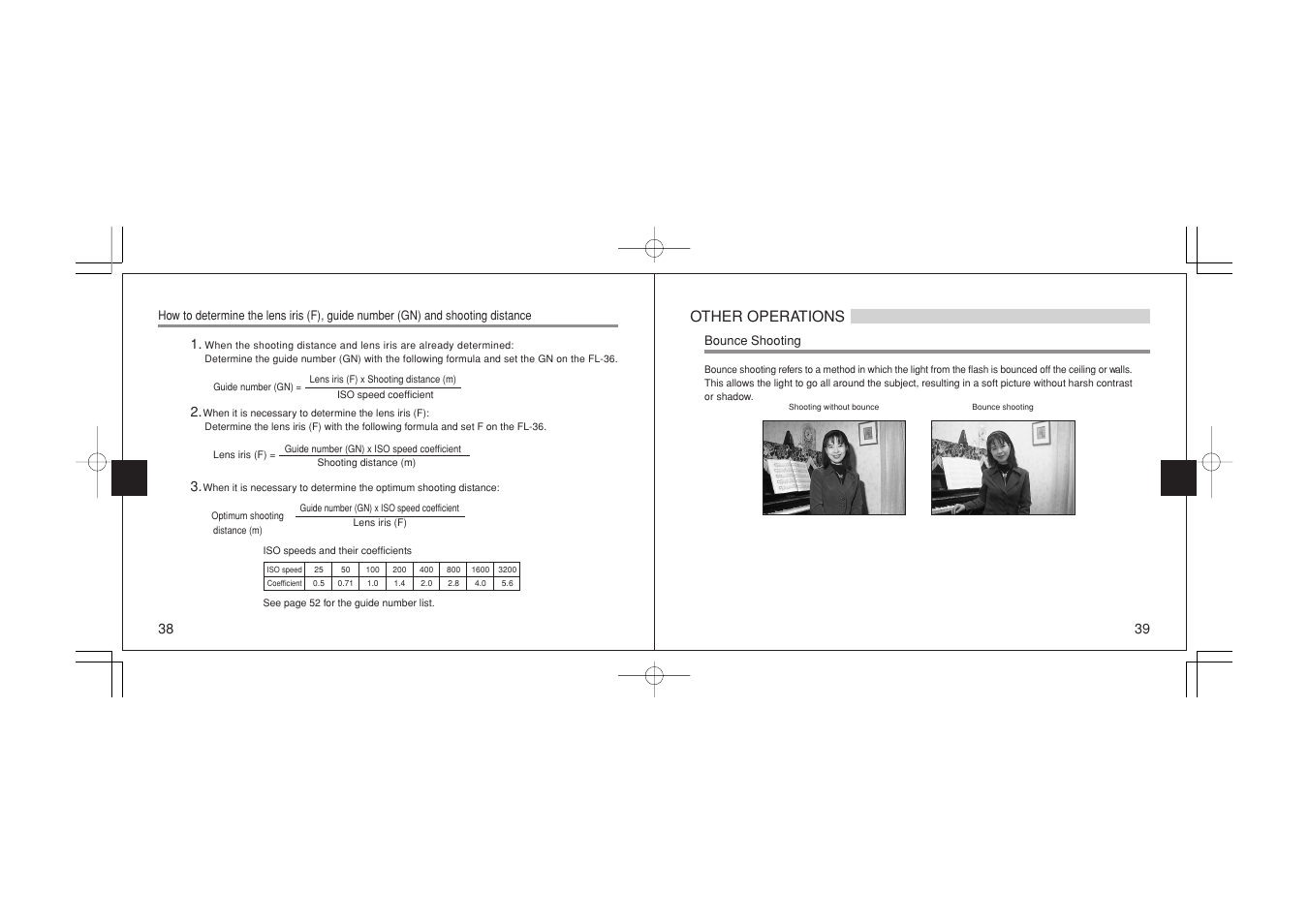 Other operations | Olympus FL-36 User Manual | Page 20 / 33