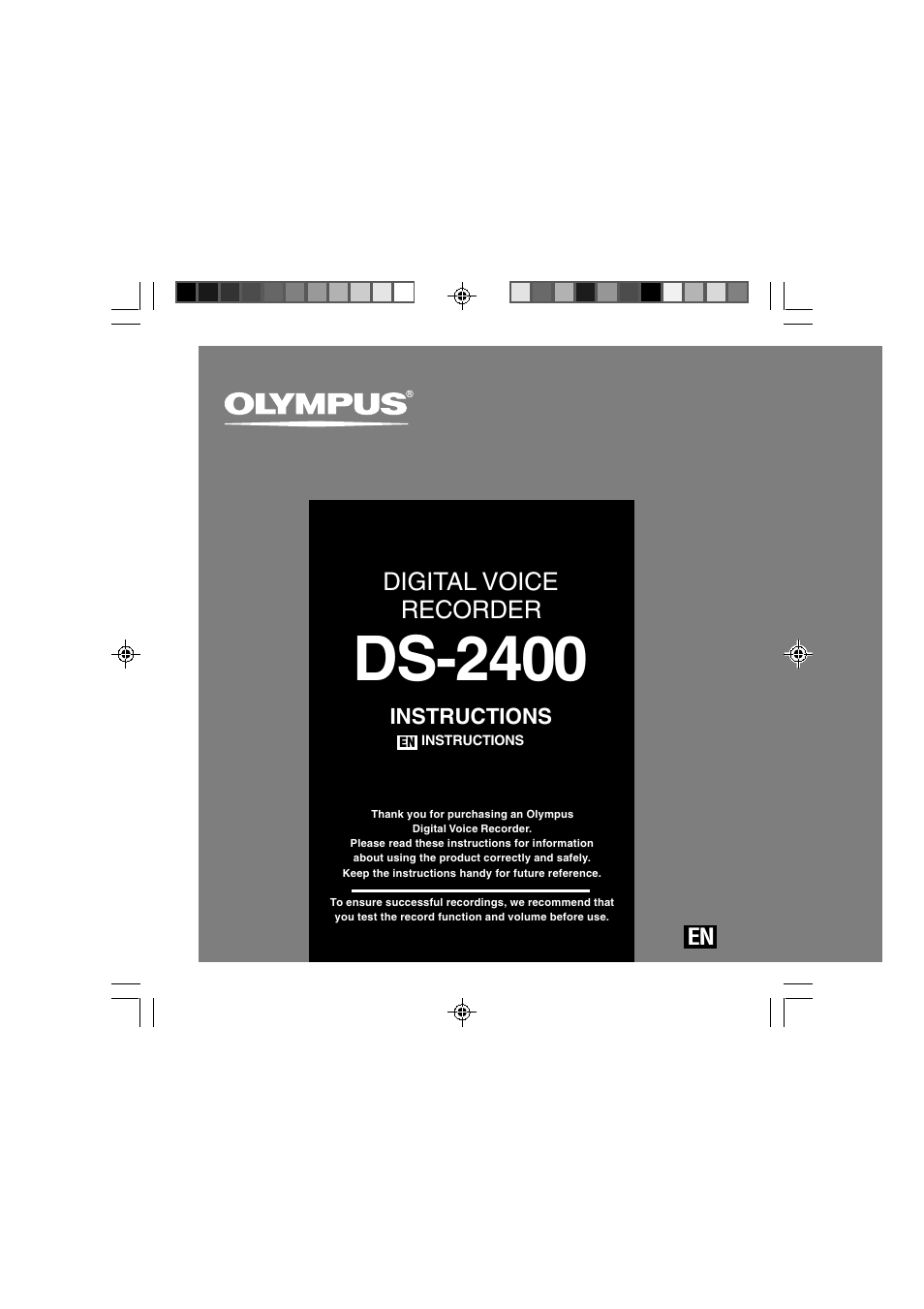Olympus DS-2400 User Manual | 64 pages