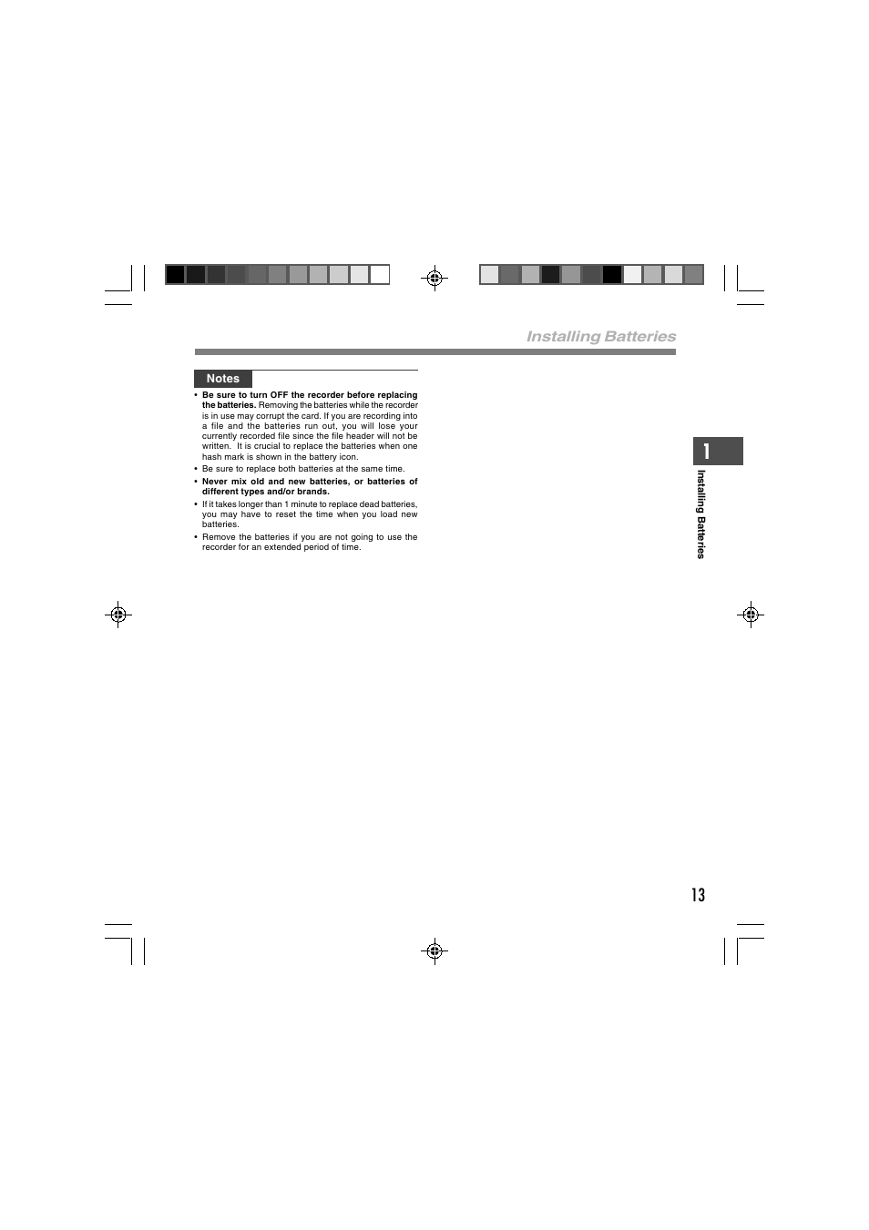 Installing batteries | Olympus DS-2400 User Manual | Page 13 / 64