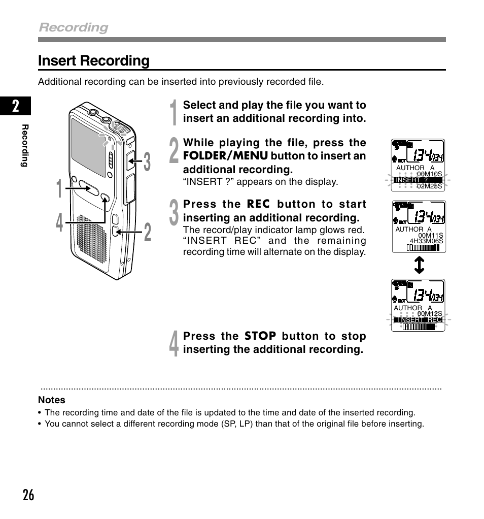 Olympus DS3300 User Manual | Page 26 / 94