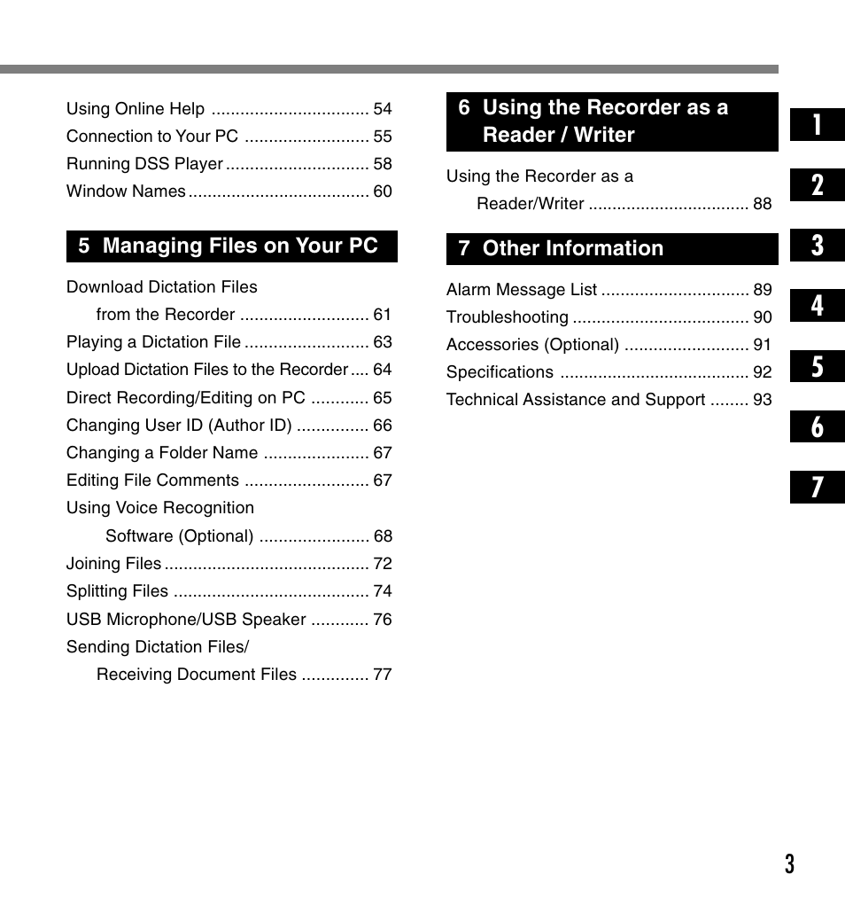 Olympus DS3300 User Manual | Page 3 / 94