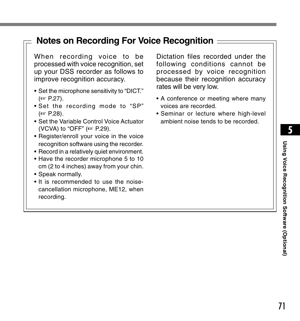Olympus DS3300 User Manual | Page 71 / 94