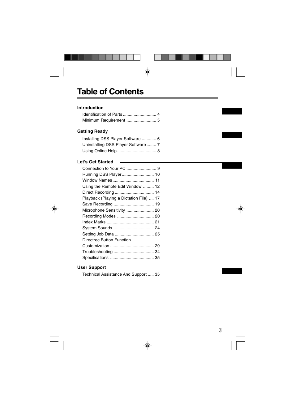 Olympus Directrec DR-1000 User Manual | Page 3 / 36