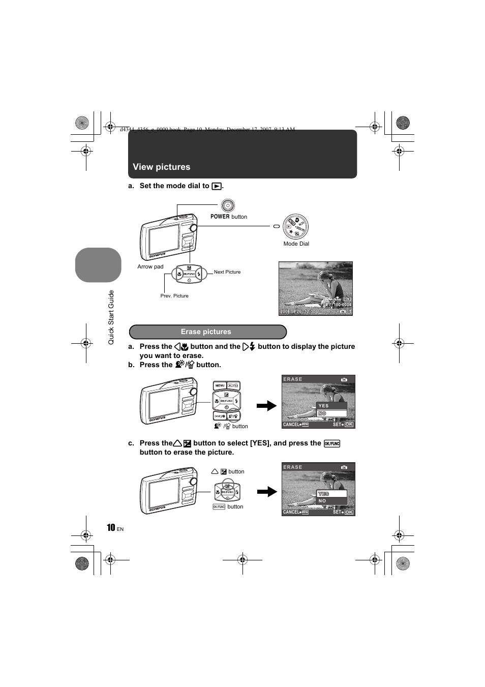 View pictures | Olympus 1020 User Manual | Page 10 / 84