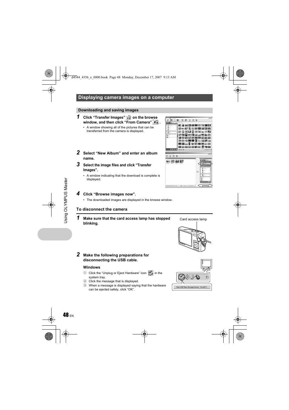 Olympus 1020 User Manual | Page 48 / 84