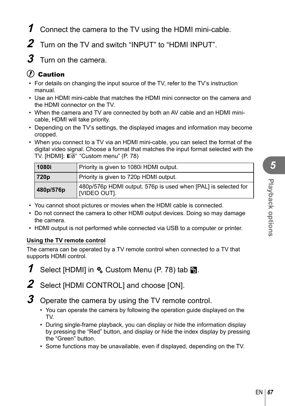 Olympus E-PL2 User Manual | Page 67 / 124
