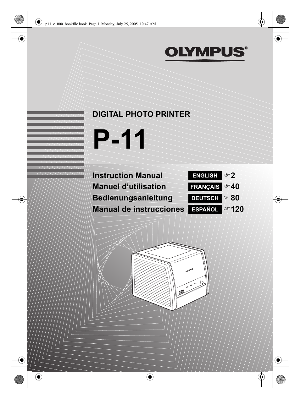 Olympus P-11 User Manual | 164 pages