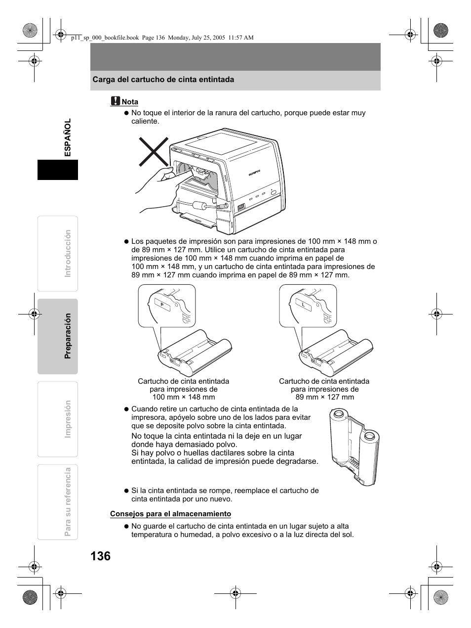 Olympus P-11 User Manual | Page 136 / 164