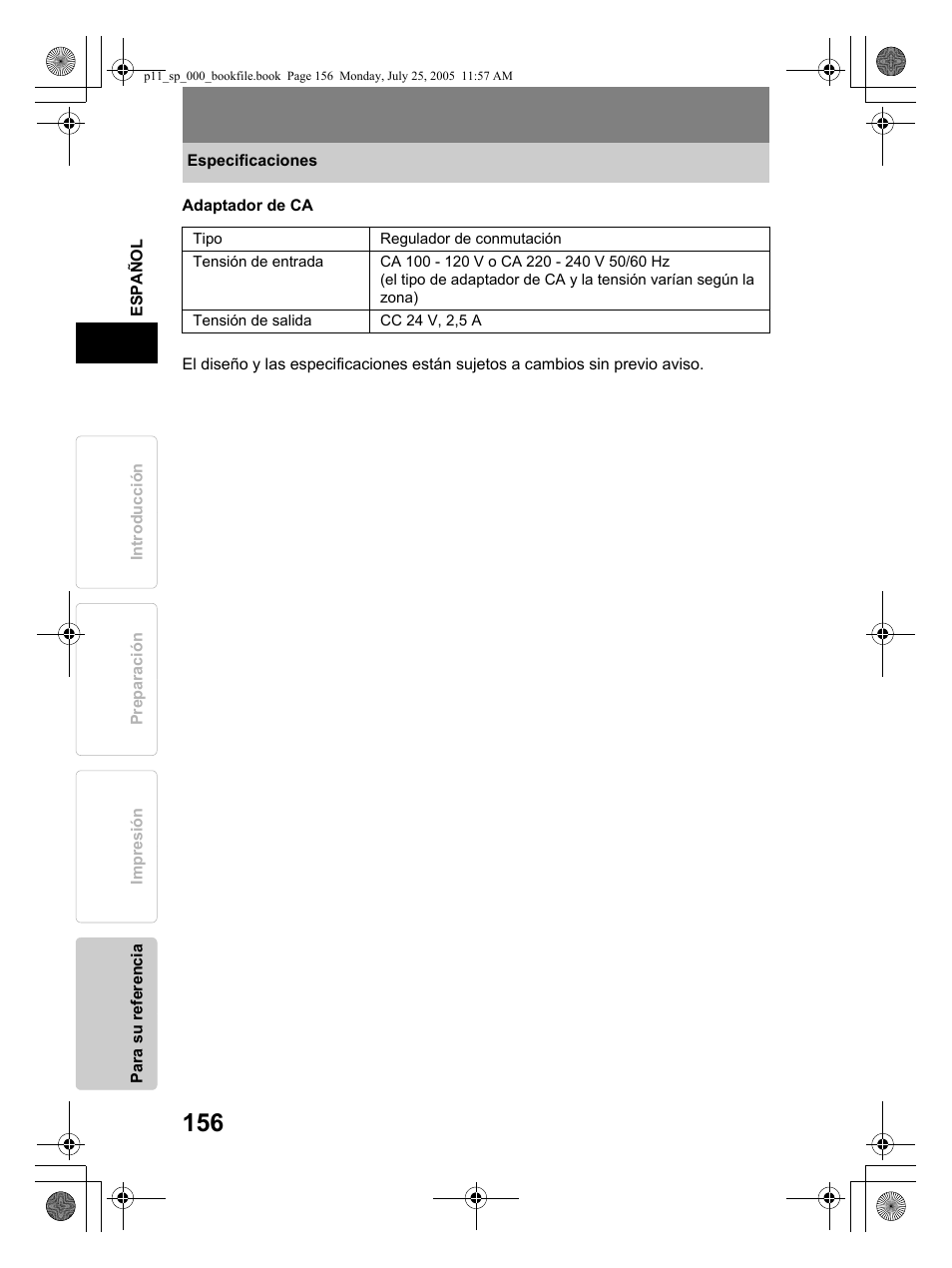 Olympus P-11 User Manual | Page 156 / 164