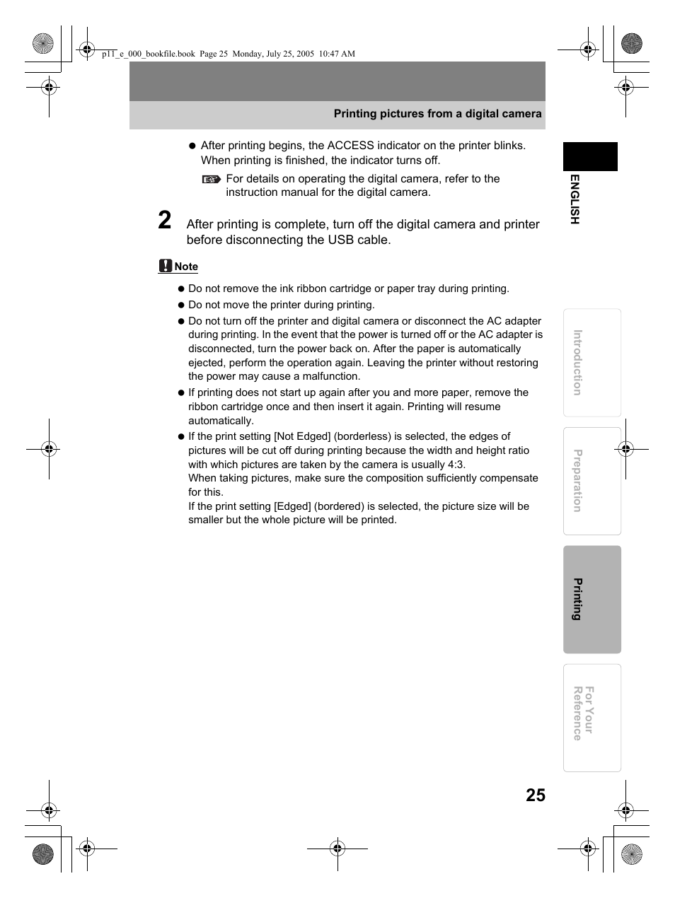 Olympus P-11 User Manual | Page 25 / 164