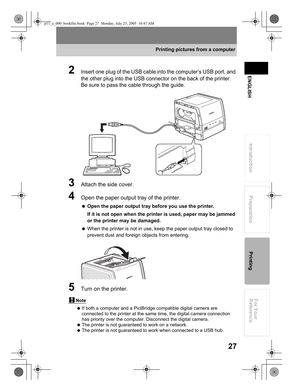 Olympus P-11 User Manual | Page 27 / 164