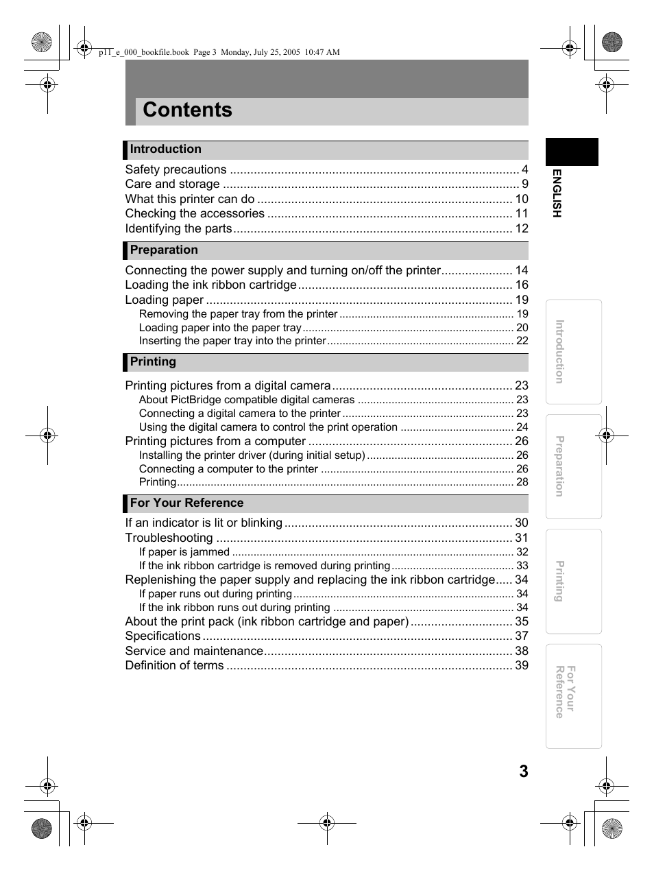 Olympus P-11 User Manual | Page 3 / 164