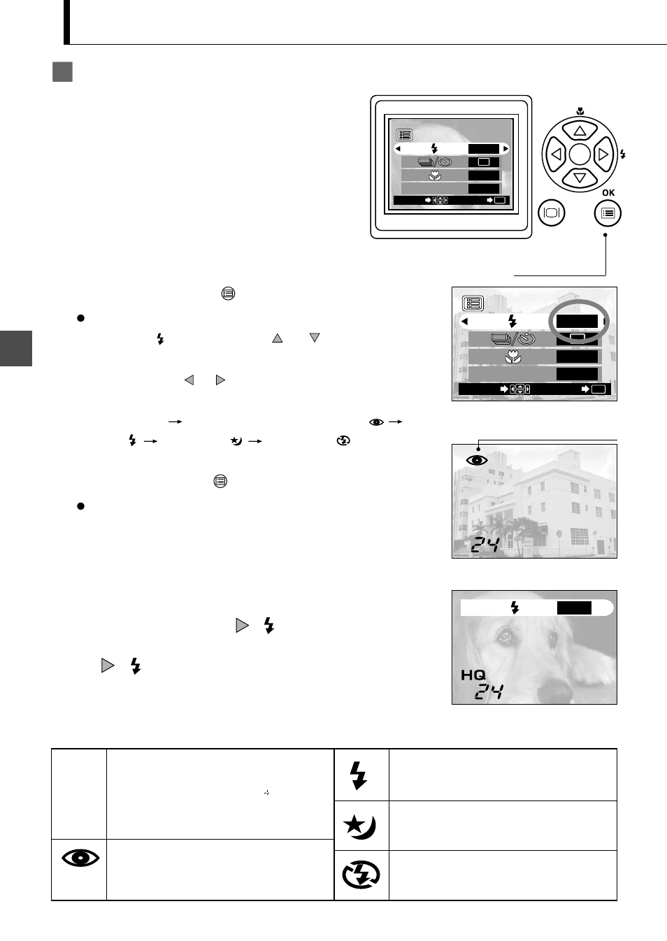 Íutilisation du flash, Procédure de fonctionnement, Remarque | Utilisation des modes de flash auto | Olympus C-1 D-150 User Manual | Page 52 / 146