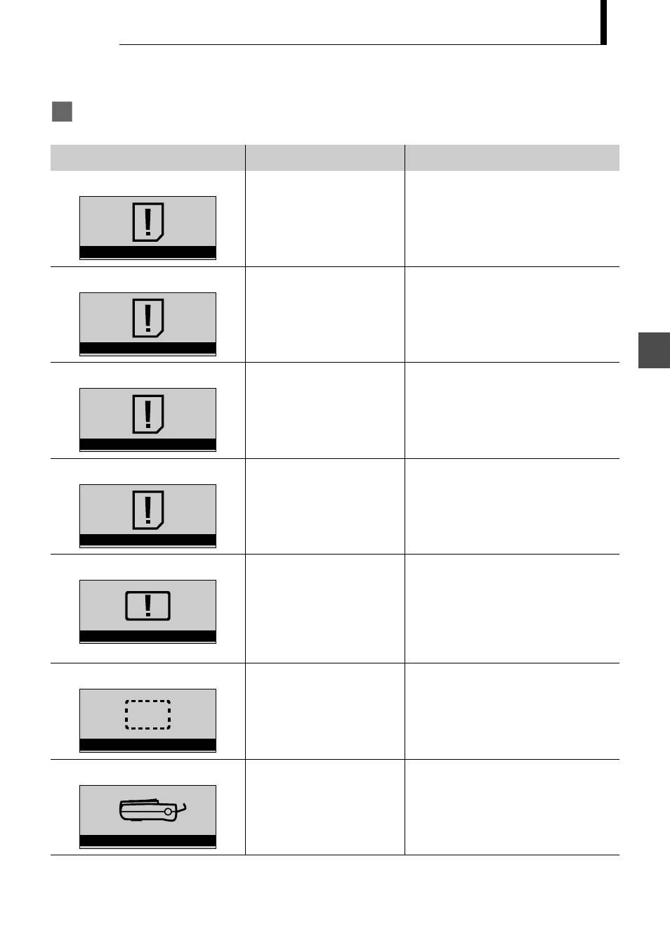 Ptions de visualisation, Ísi un message d’alarme est affiché | Olympus C-1 D-150 User Manual | Page 69 / 146